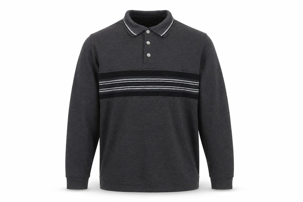 Mens UK Size L Vintage Polyester Blend Polo Shirt