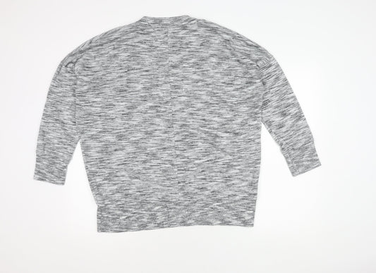 Next Men's Grey V-Neck Jumper Size L Pullover