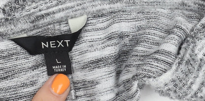 Next Men's Grey V-Neck Jumper Size L Pullover