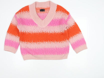 Womens UK Size 8 ASOS Multicoloured Pullover Jumper