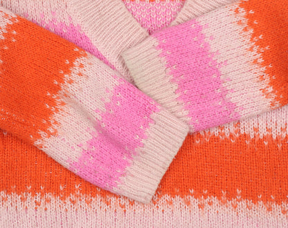 Womens UK Size 8 ASOS Multicoloured Pullover Jumper