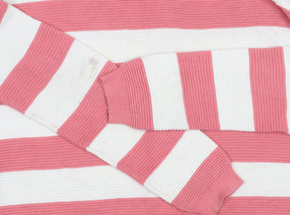 Womens UK Size 10 NEXT Pink Full Zip Jumper