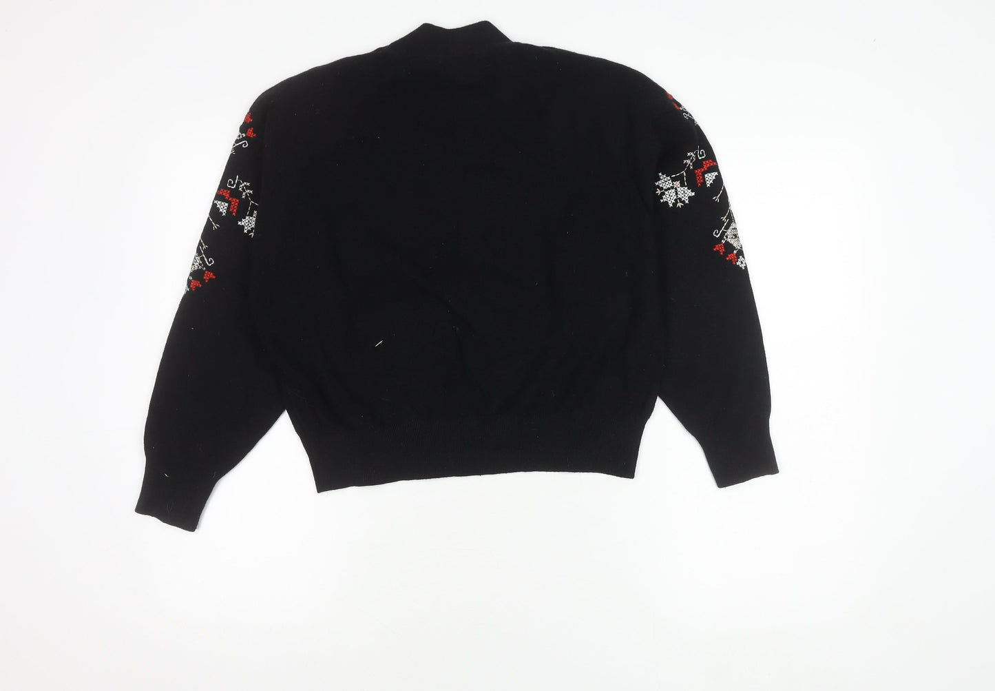 Womens UK Size M New Look Black Pullover Jumper