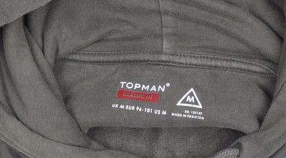 Topman Men's Green Pullover Hoodie Size M