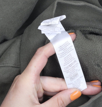 Topman Men's Green Pullover Hoodie Size M