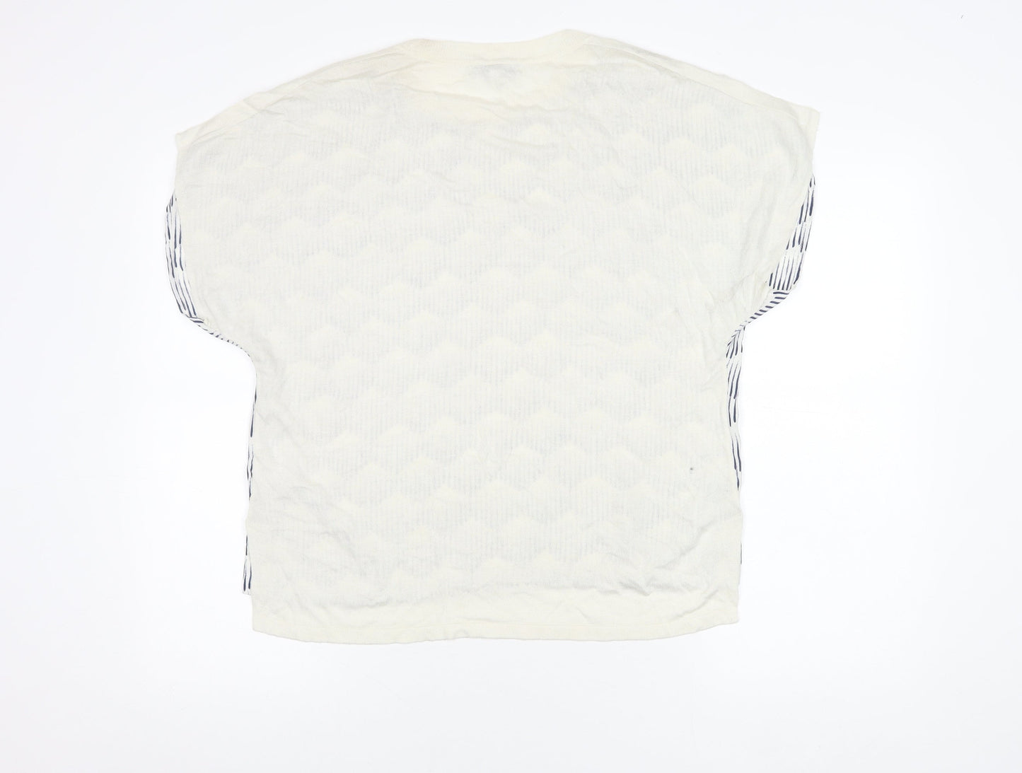 Womens UK Size 14 NEXT Ivory Basic Blouse