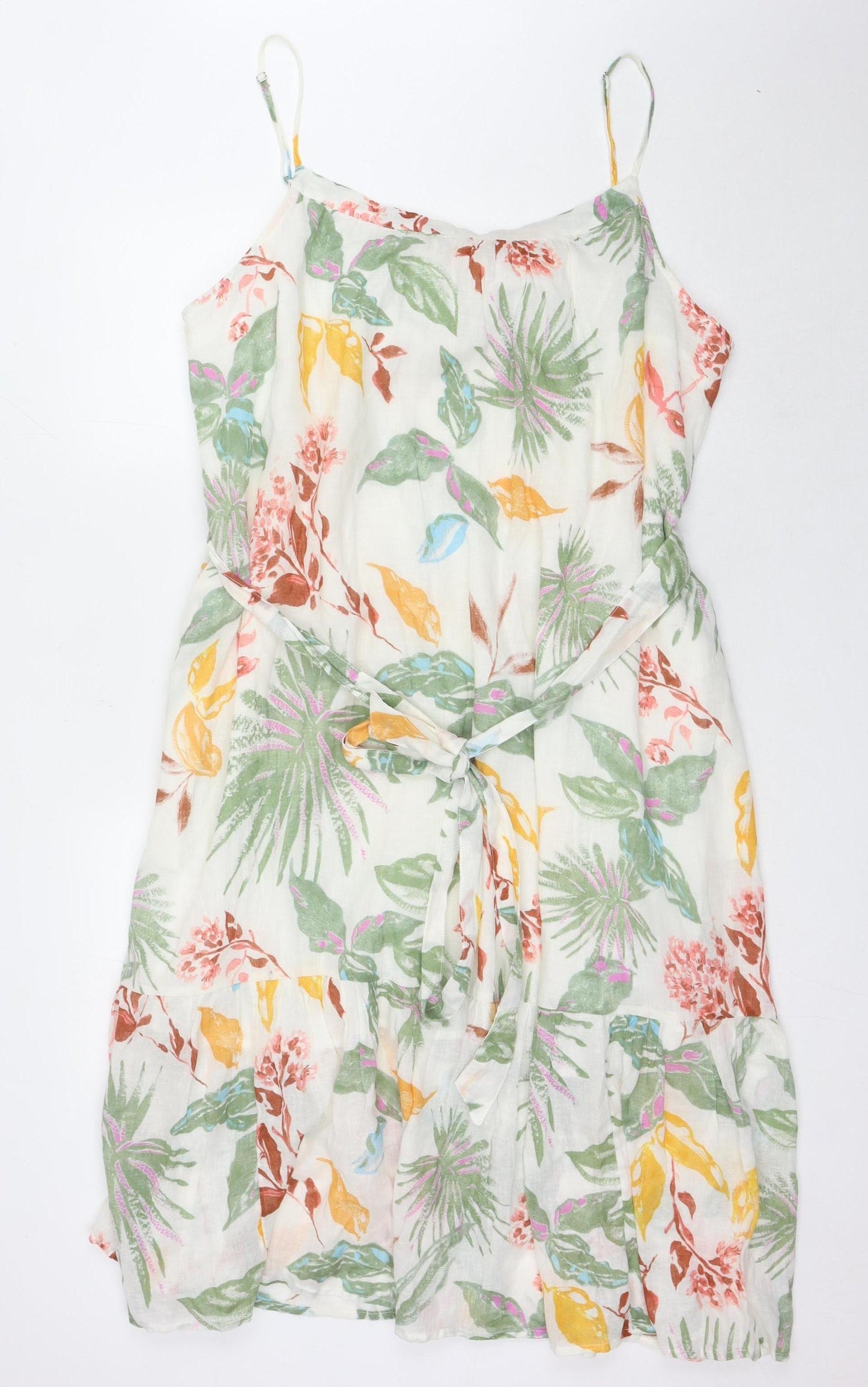 GAP Women's Multicoloured XL Floral Slip Dress