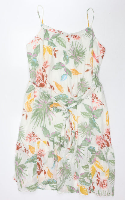 GAP Women's Multicoloured XL Floral Slip Dress