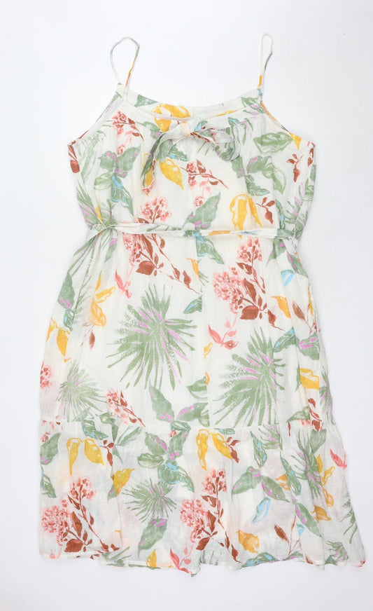 GAP Women's Multicoloured XL Floral Slip Dress