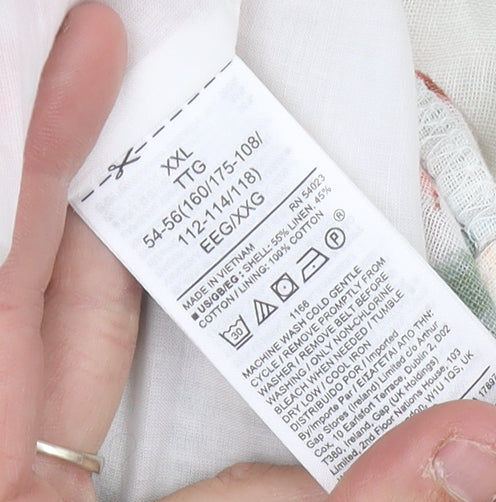 GAP Women's Multicoloured XL Floral Slip Dress