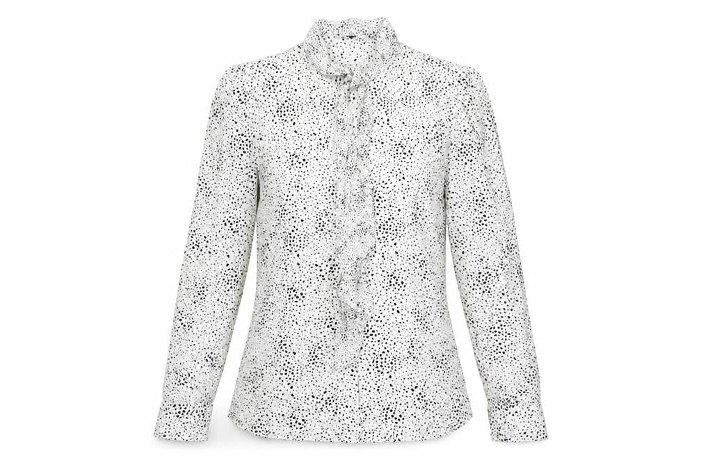 Womens UK Size 8 Marks and Spencer White  Blouse