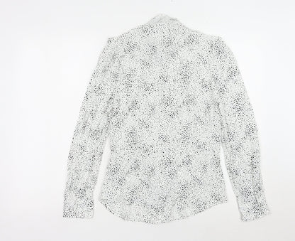 Womens UK Size 8 Marks and Spencer White  Blouse