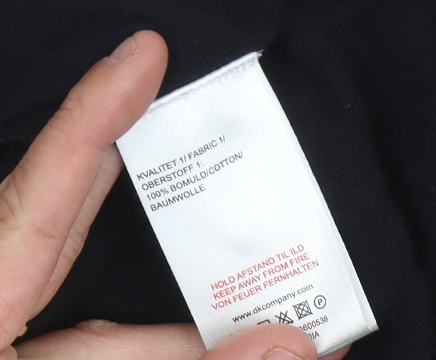 Womens UK Size L Fransa Black Basic Blouse