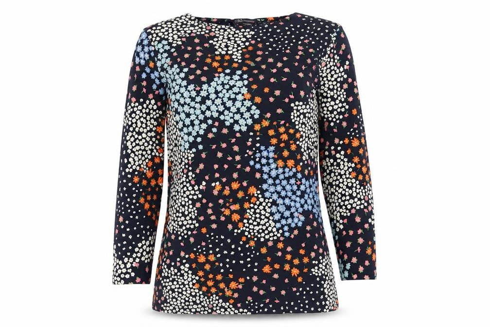Womens UK Size 12 Marks and Spencer Multicoloured Basic T-Shirt