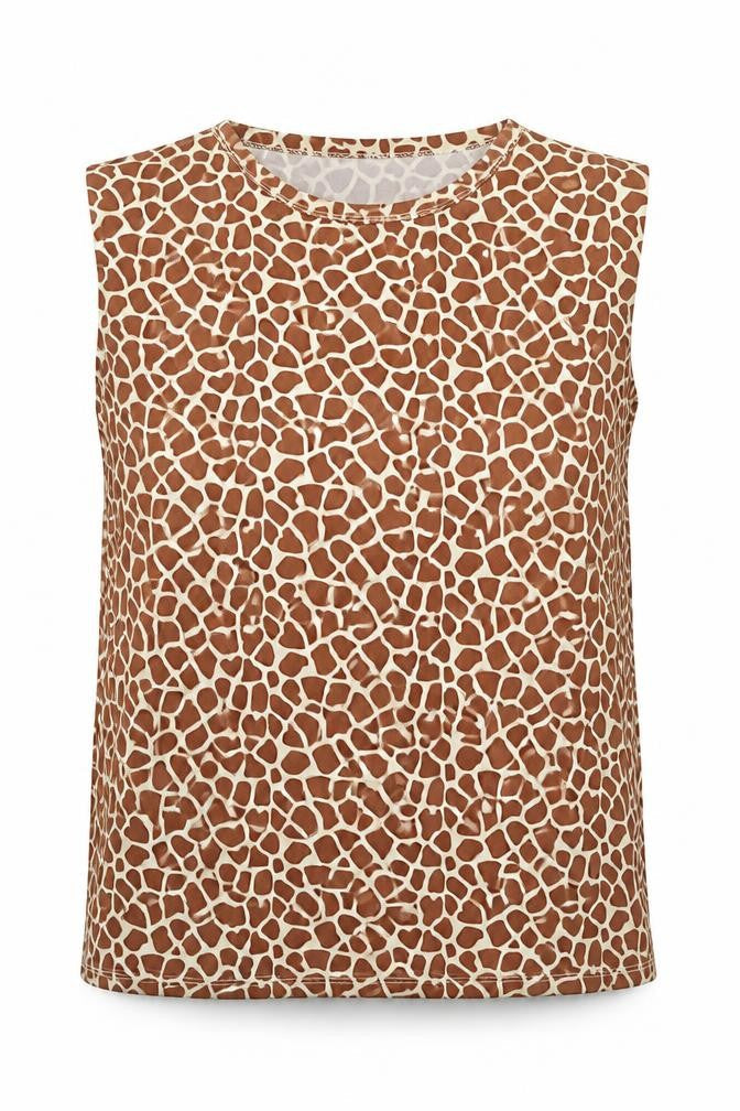Womens UK Size 8 Boohoo Brown  Tank