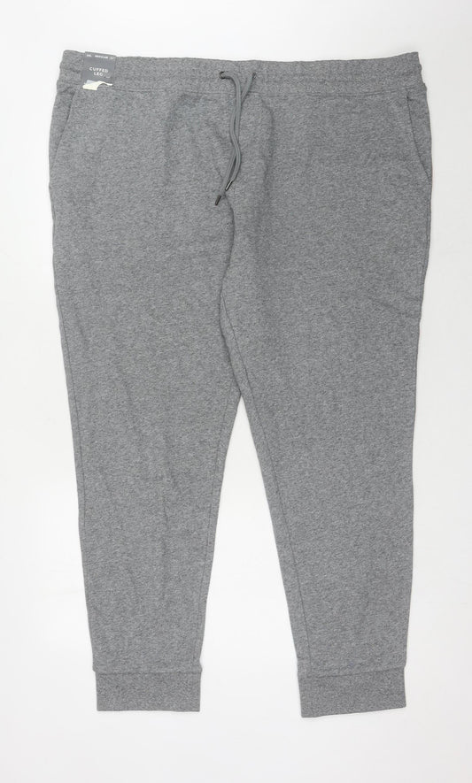 Marks and Spencer Men's Grey Sweatpants 3XL