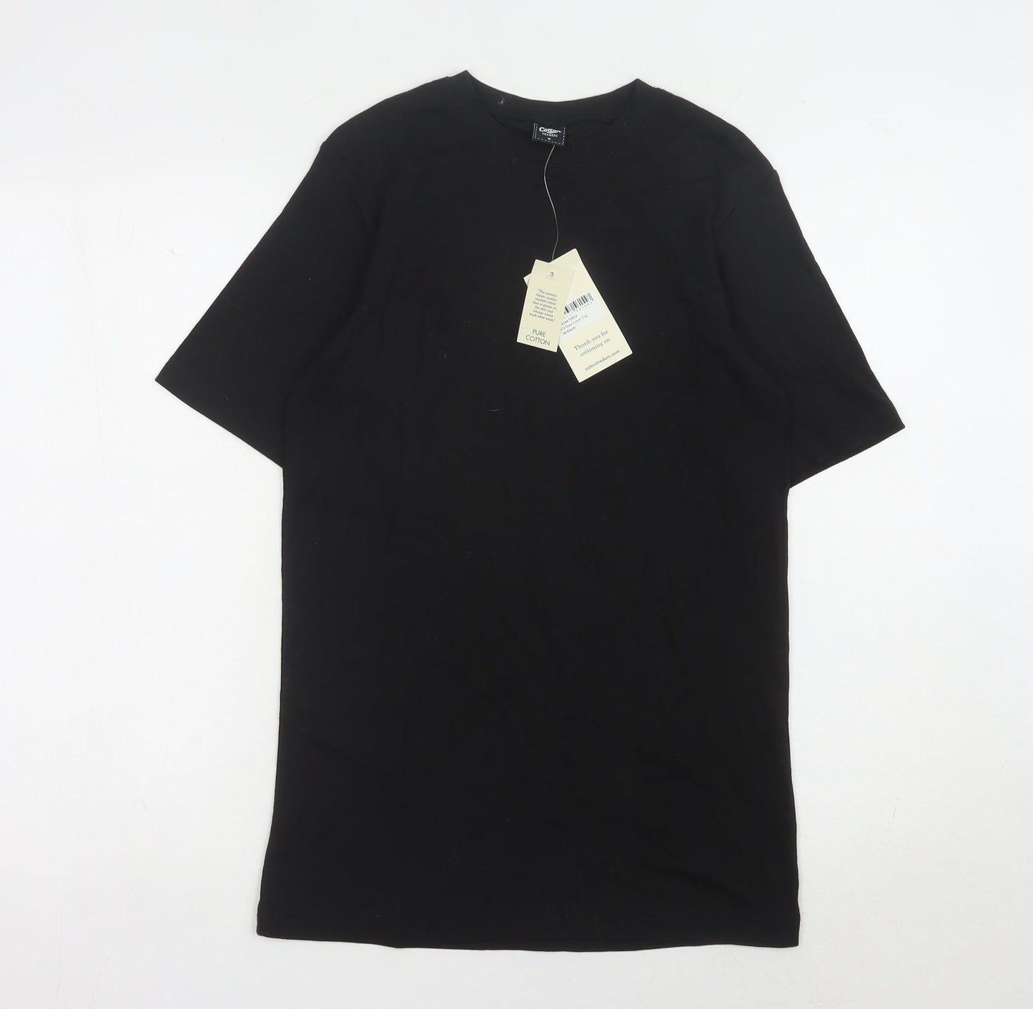 Mens UK Size M Cotton Traders Black  T-Shirt