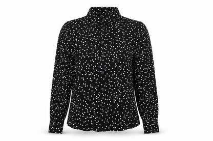 Womens UK Size 10 Marks and Spencer Black Basic Button-Up