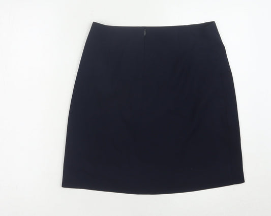 Marks & Spencer Women's Blue Pencil Skirt Size 10