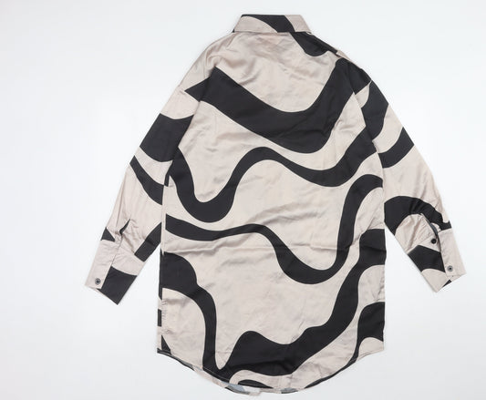 Missguided Women's Black Shirt Dress Size 8