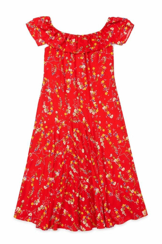 Studio by Preen Women's Red Floral Dress, Size 10