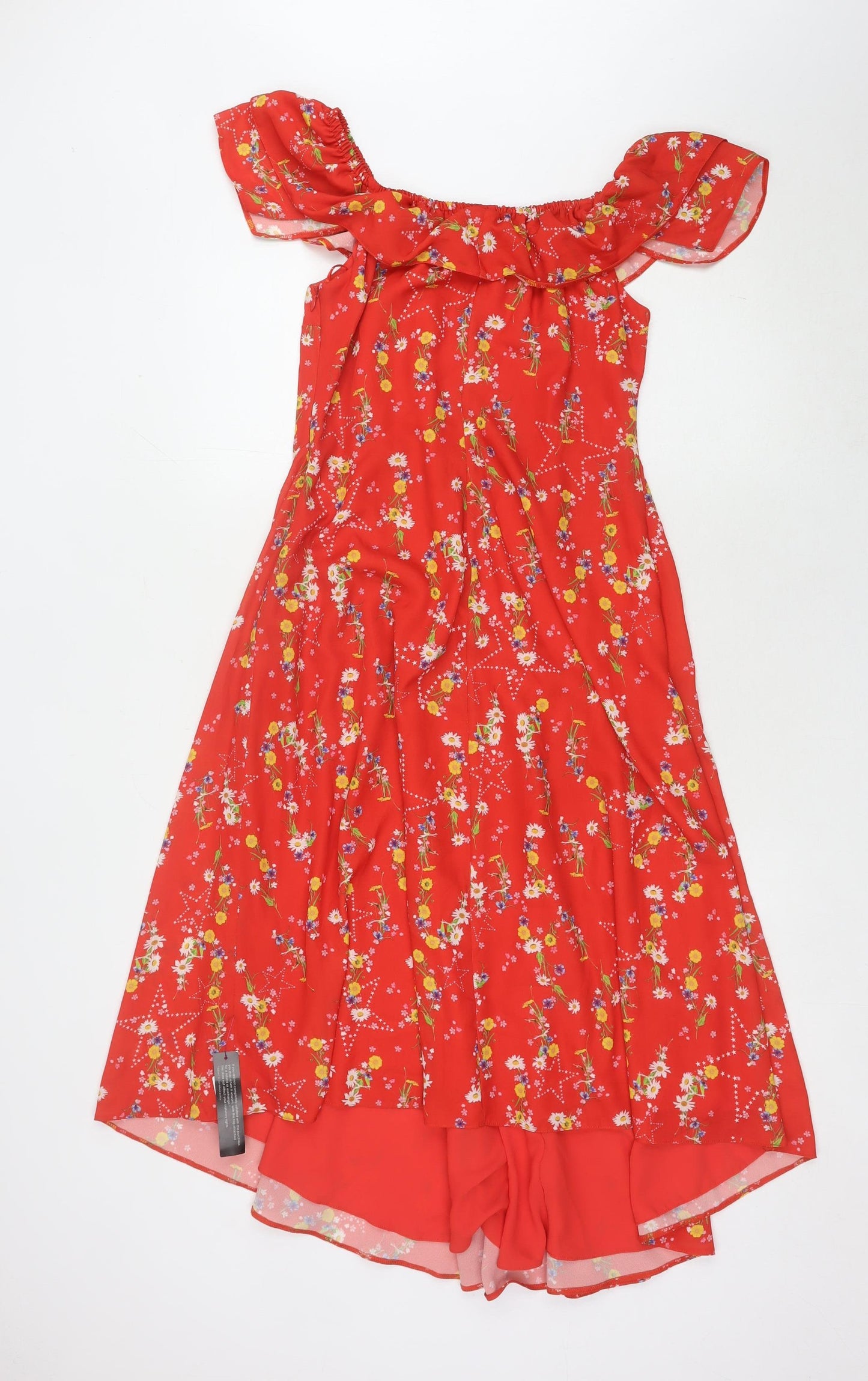 Studio by Preen Women's Red Floral Dress, Size 10