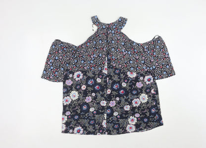 George Women's Multicoloured Floral Blouse Size 14