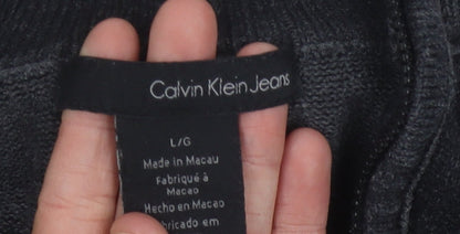 Calvin Klein Jeans Men's Black Pullover Jumper L