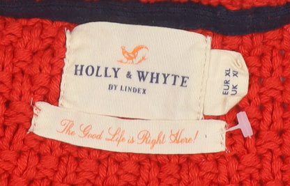 Holly & Whyte Women's Red Pullover XL Jumper