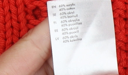 Holly & Whyte Women's Red Pullover XL Jumper