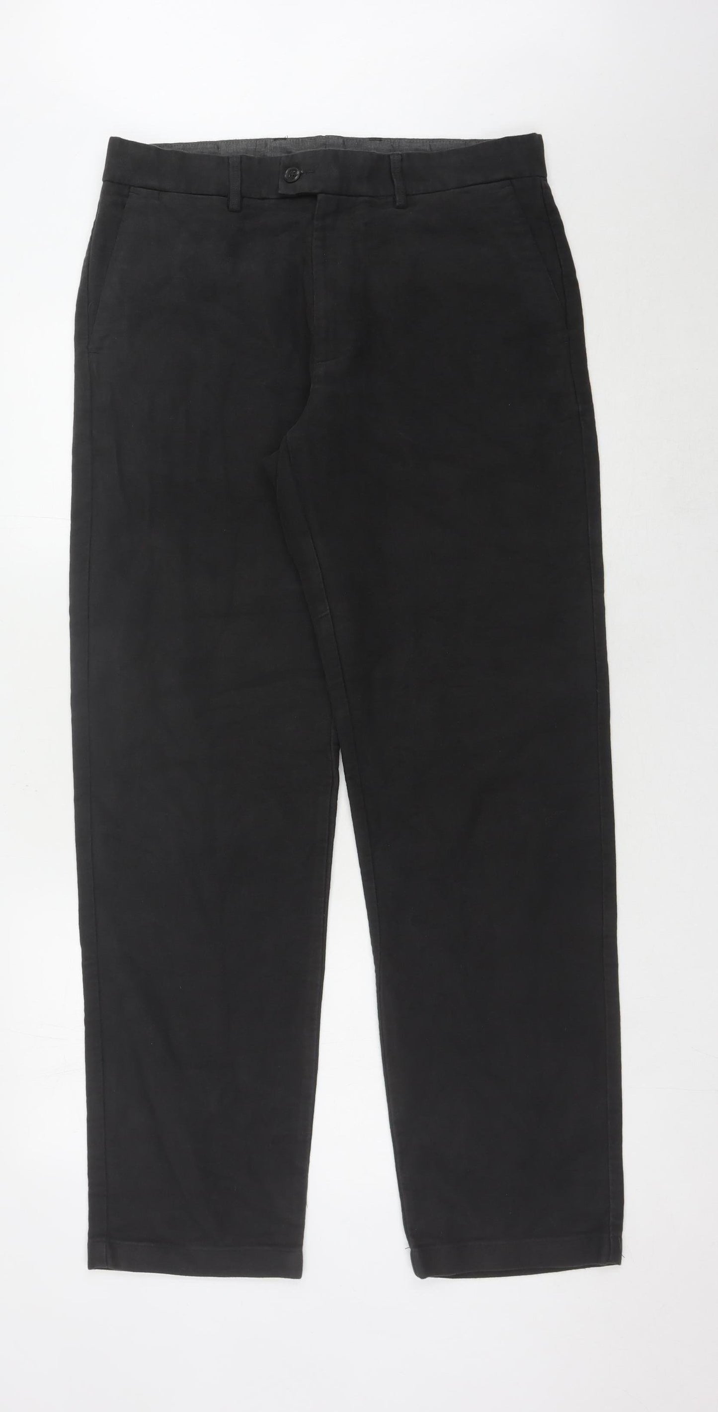 Marks and Spencer Men's Grey Trousers, Size 34