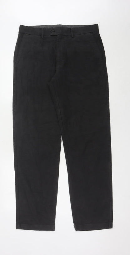 Marks and Spencer Men's Grey Trousers, Size 34