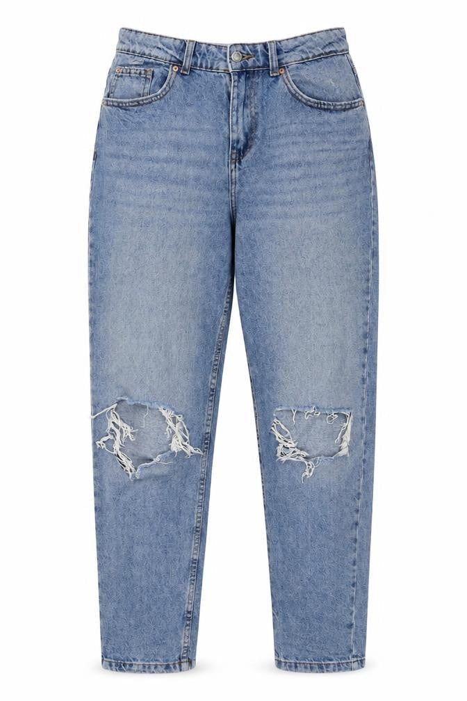 Womens UK Size 12 Denim Co.  Mom Blue Jeans