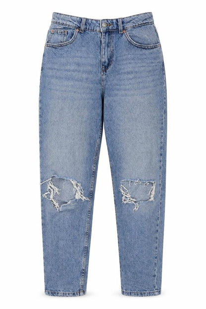 Womens UK Size 12 Denim Co.  Mom Blue Jeans