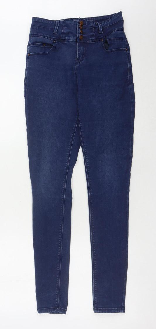 New Look Women's Blue Skinny Jeans Size 12