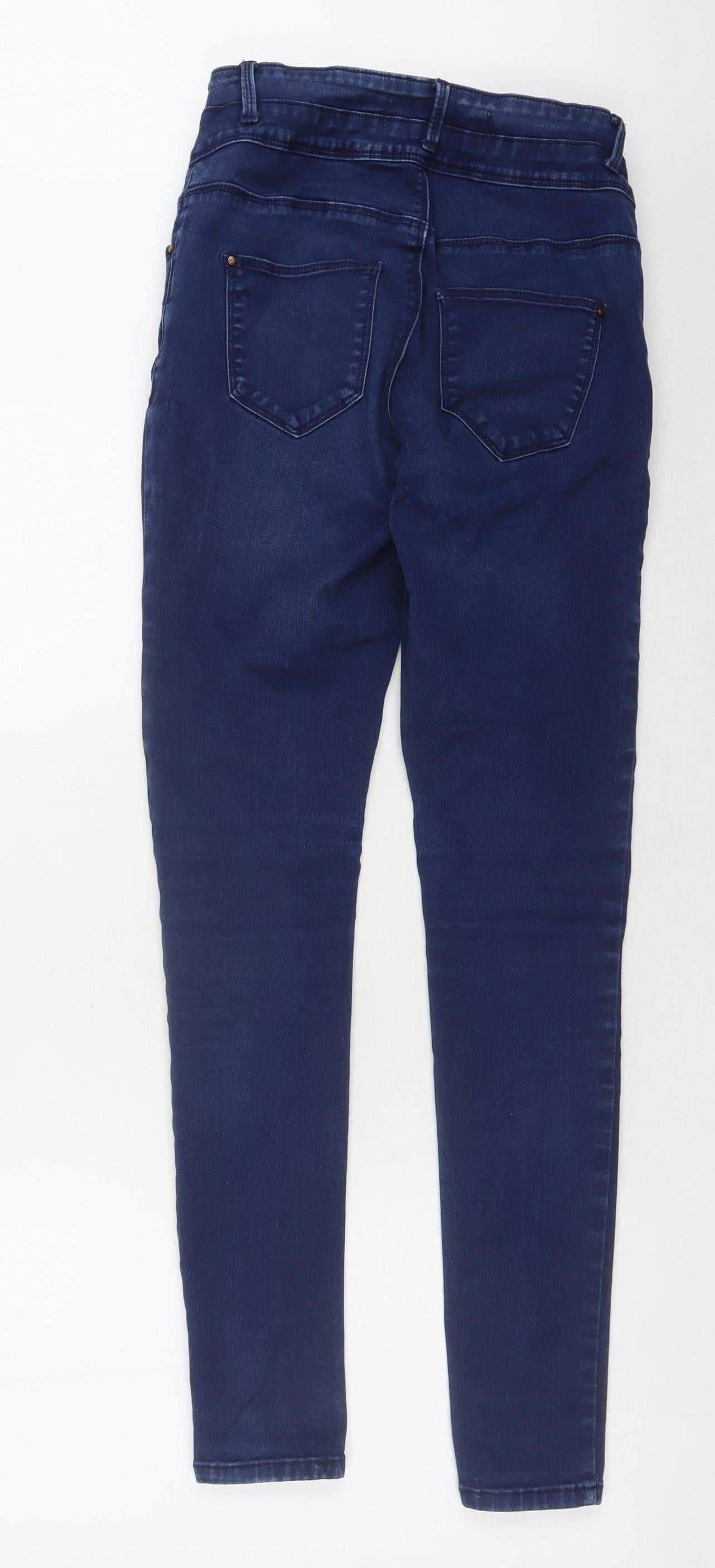 New Look Women's Blue Skinny Jeans Size 12