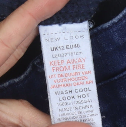 New Look Women's Blue Skinny Jeans Size 12