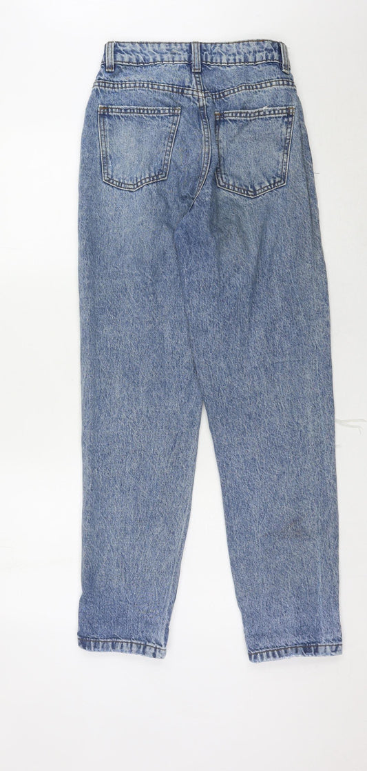 denim co. Women's Blue Relaxed Fit Mom Jeans Size 4
