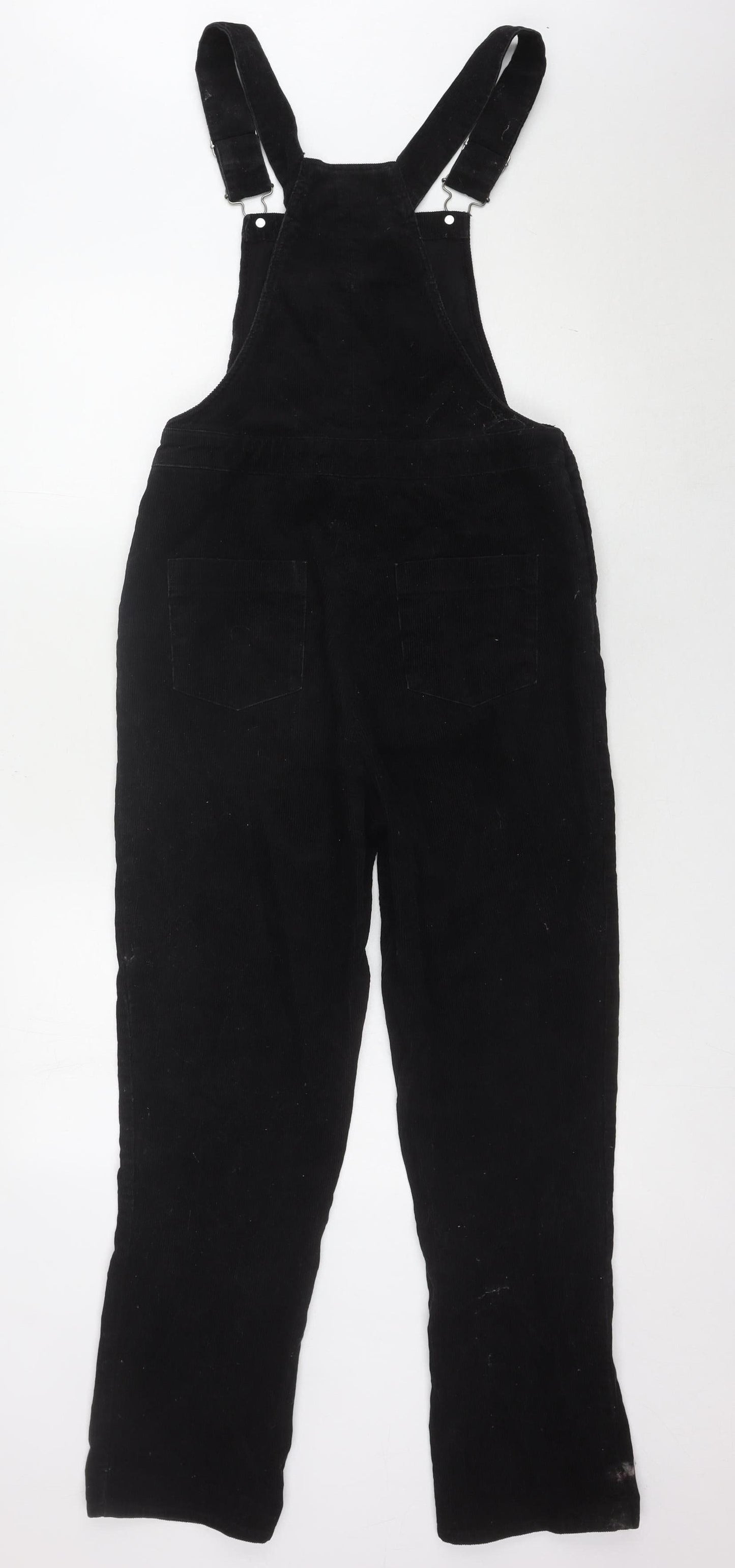 New Look Women's Black Cotton Dungaree, Size 8