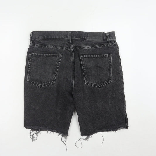 Urban Outfitters Black Women's Cut-Off Denim Shorts Size 12