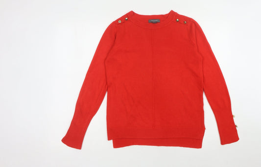 Primark Women's Red Pullover Jumper Size 10