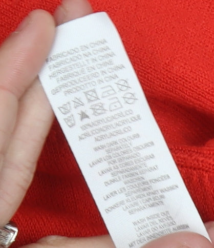 Primark Women's Red Pullover Jumper Size 10