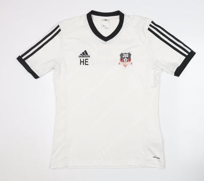 Adidas Men's White M Jersey Shirt V-Neck
