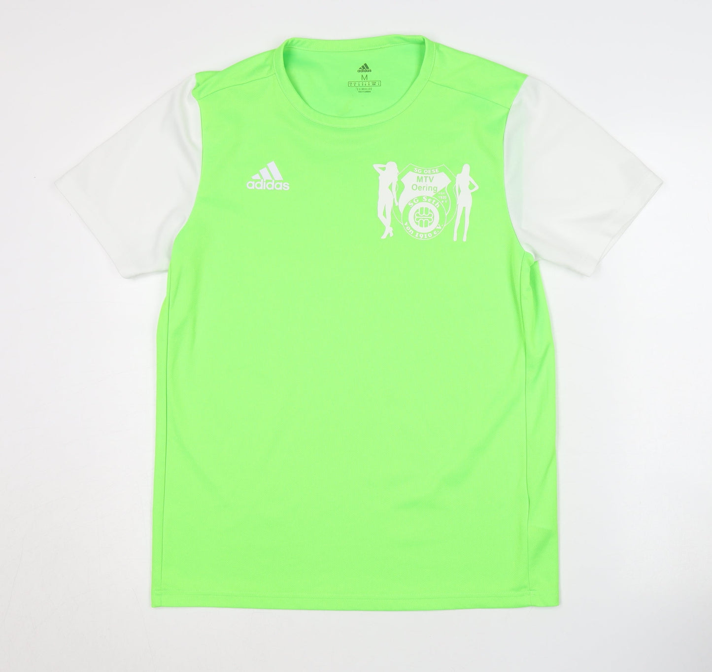 Adidas Men's Green Short Sleeve T-Shirt M