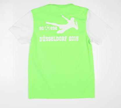 Adidas Men's Green Short Sleeve T-Shirt M