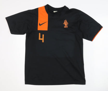 Nike Boys Black XL Football Jersey - Short Sleeve Sports Top