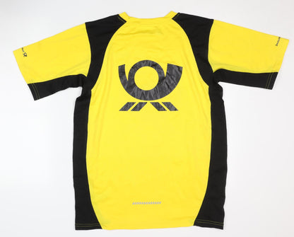 James & Nicholson Men's Yellow Football T-Shirt L