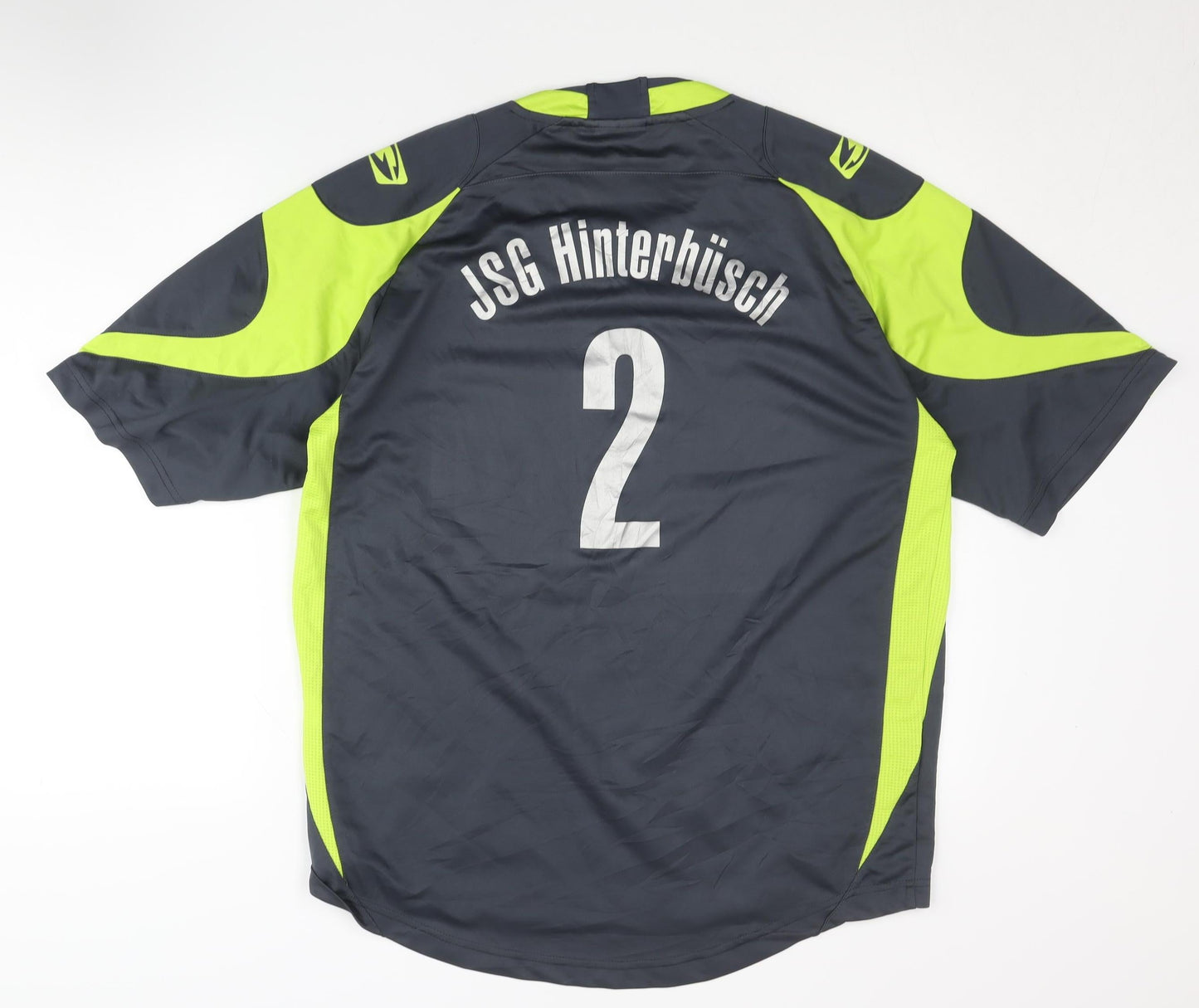 Saller Men's Grey Jersey Football Top L