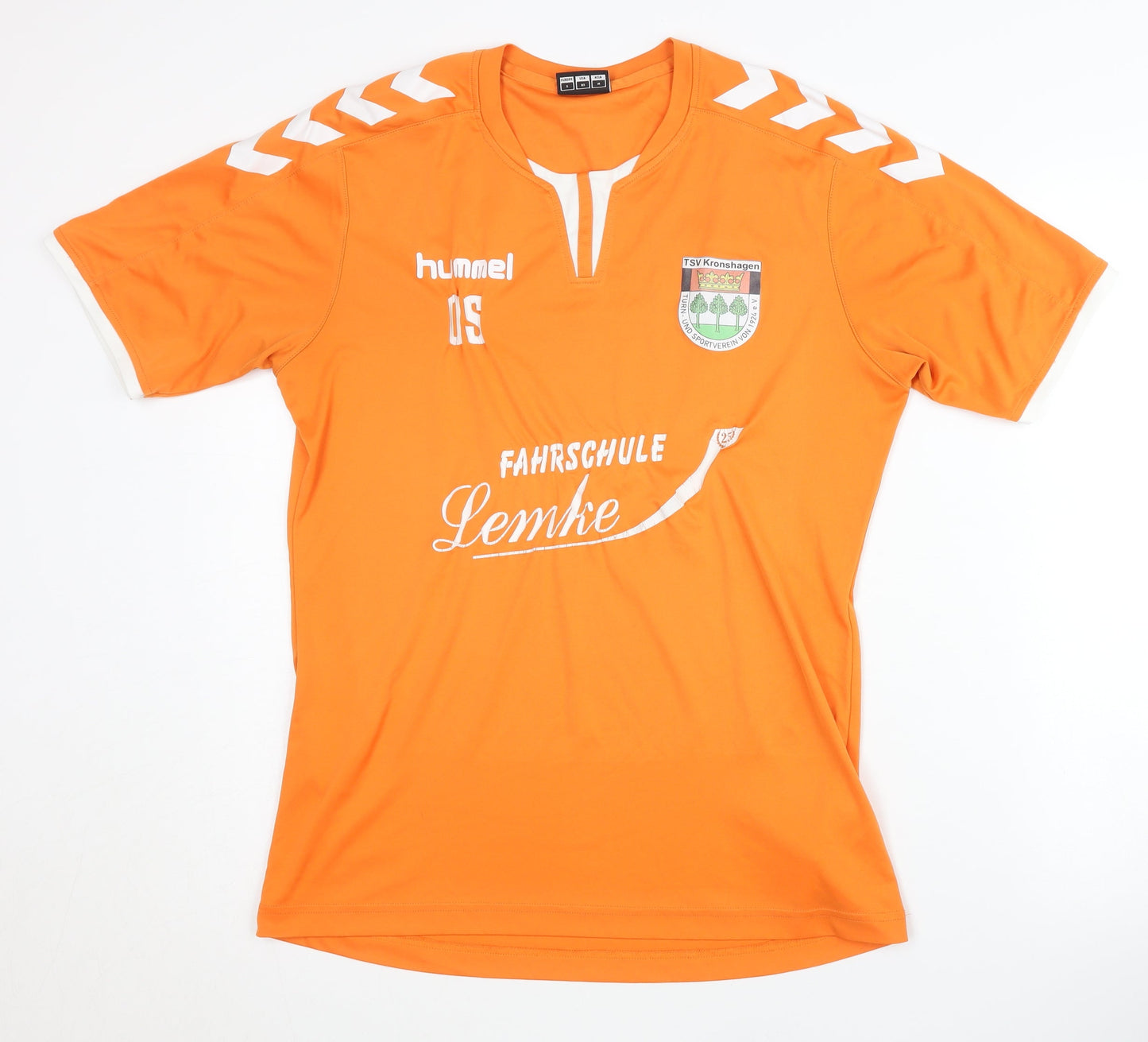 Hummel Men's Orange Football Jersey T-Shirt S