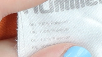 Hummel Men's Orange Football Jersey T-Shirt S